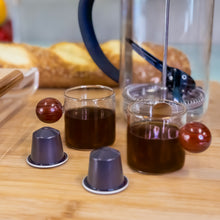 Carregar imagem no visualizador da galeria, Xícara Em Vidro Com Esfera Madeira Home Design - Un