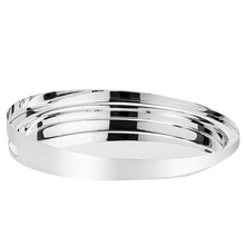 Carregar imagem no visualizador da galeria, Bandeja Redonda Prata Poli Camila Fix Para St. James - Pç