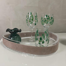 Carregar imagem no visualizador da galeria, Copo Em Vidro Folhagem Decor Glass – Cx