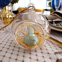 Carregar imagem no visualizador da galeria, Vaso Mini Em Vidro Transparente Liso Manu Fisch - Pç