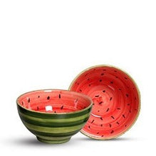 Carregar imagem no visualizador da galeria, Aparelho De Jantar Em Cerâmica Fruta Melância Scalla- 30 Pçs