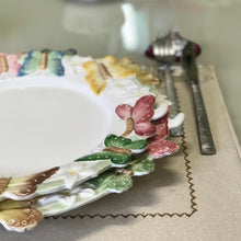 Carregar imagem no visualizador da galeria, Sousplat Em Cerâmica Borboletas Zanatta Casa - Un