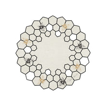 Carregar imagem no visualizador da galeria, Sousplat Colmeia Em Tecido Rebeca Duarte Home - Un