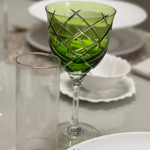 Carregar imagem no visualizador da galeria, Taça Em Cristal 25 Losango Para Água Mozart Crystal-Un