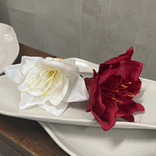 Carregar imagem no visualizador da galeria, Porta Guardanapo Flor Amarilis Vermelho Mesa Da Clau – Kit 04