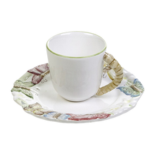 Carregar imagem no visualizador da galeria, Xícara Em Cerâmica Borboletas Zanatta Casa - Un