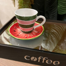 Carregar imagem no visualizador da galeria, Aparelho De Jantar Em Cerâmica Fruta Melância Scalla- 30 Pçs