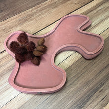 Carregar imagem no visualizador da galeria, Bandeja Em Concreto Burle Vermelho Traço Design - Pç