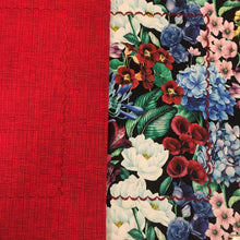 Carregar imagem no visualizador da galeria, Lugar Americano Floral Azul Verso Trama Mesa Da Clau–Un