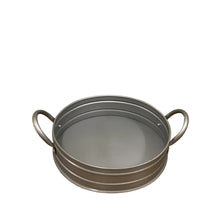 Carregar imagem no visualizador da galeria, Bandeja Em Flandres Redonda Black P Home Basket - Un