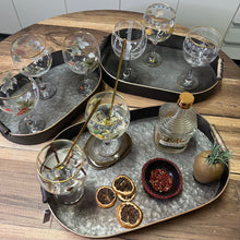 Carregar imagem no visualizador da galeria, Bandeja Em Metal Marrom P Home Garden - Pç
