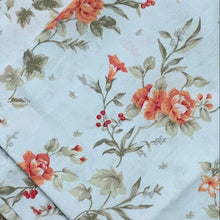 Carregar imagem no visualizador da galeria, Guardanapo Em Tecido Branco Floral Alaranjado Mesa Da Clau-Kit