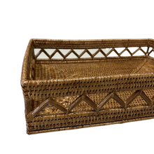 Carregar imagem no visualizador da galeria, Bandeja Em Rattan Bake 43cm Natural Home - Un