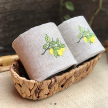Carregar imagem no visualizador da galeria, Porta Papel Higiênico Bordado Lemon Mameg - Un