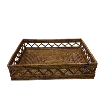 Carregar imagem no visualizador da galeria, Bandeja Em Rattan Bake 43cm Natural Home - Un