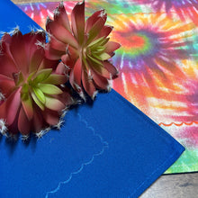 Carregar imagem no visualizador da galeria, Lugar Americano Tie Dye E Verso Liso Mesa Da Clau-Un