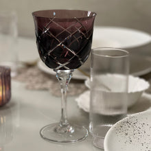 Carregar imagem no visualizador da galeria, Taça Em Cristal 25 Losango Para Água Mozart Crystal-Un