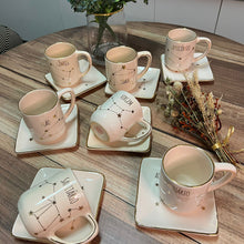 Carregar imagem no visualizador da galeria, Caneca E Mini Travessa Em Cerâmica Zodíaco Luiz Salvador-Un