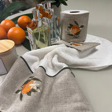 Carregar imagem no visualizador da galeria, Toalha Para Lavabo Bordada Orange Mameg - Pç