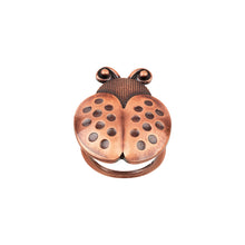 Carregar imagem no visualizador da galeria, Porta Guardanapo Em Metal Ladybug Rosé Mameg – Un
