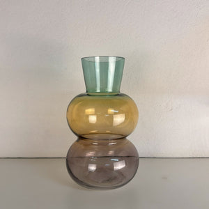 Vaso Em Vidro Colorido Brun Vert Ribeiro E Pavani - Pç