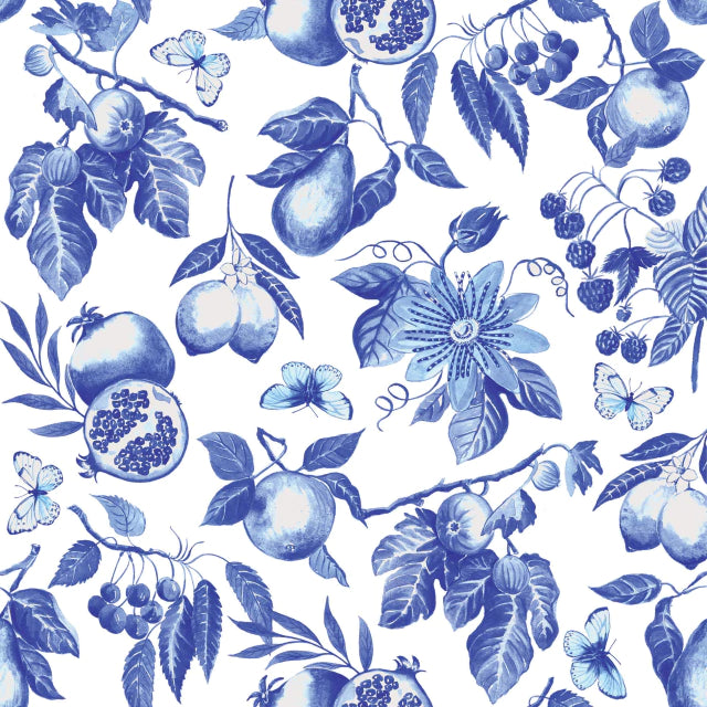 Guardanapo Em Papel Decorado Blue Toile PPD-20 Un