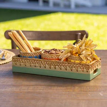 Carregar imagem no visualizador da galeria, Bandeja E Bowls Em Bambu E Rattan Colors Copa E Cia - Pç
