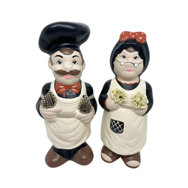 Cozinheiros Em Cerâmica Vovô E Vovó Vanjos - Un