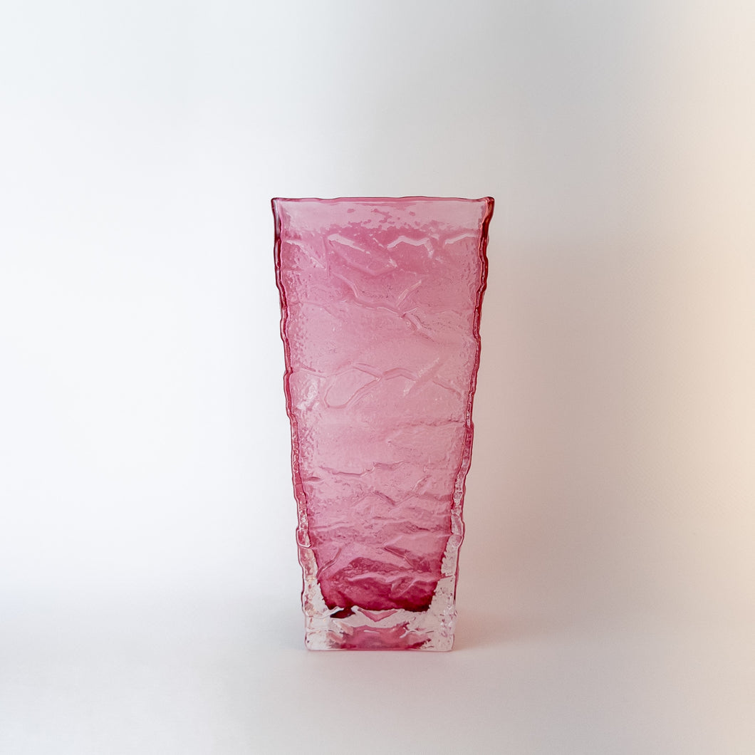 Vaso Em Vidro Colorido Rose Ribeiro E Pavani - Pç