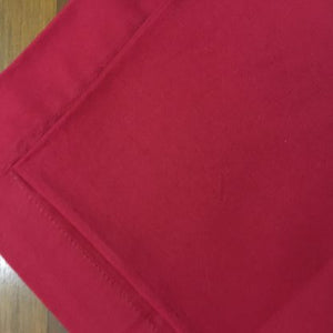 Guardanapo Em Tecido Algodão Liso Vermelho Mesa Da Clau-Kit