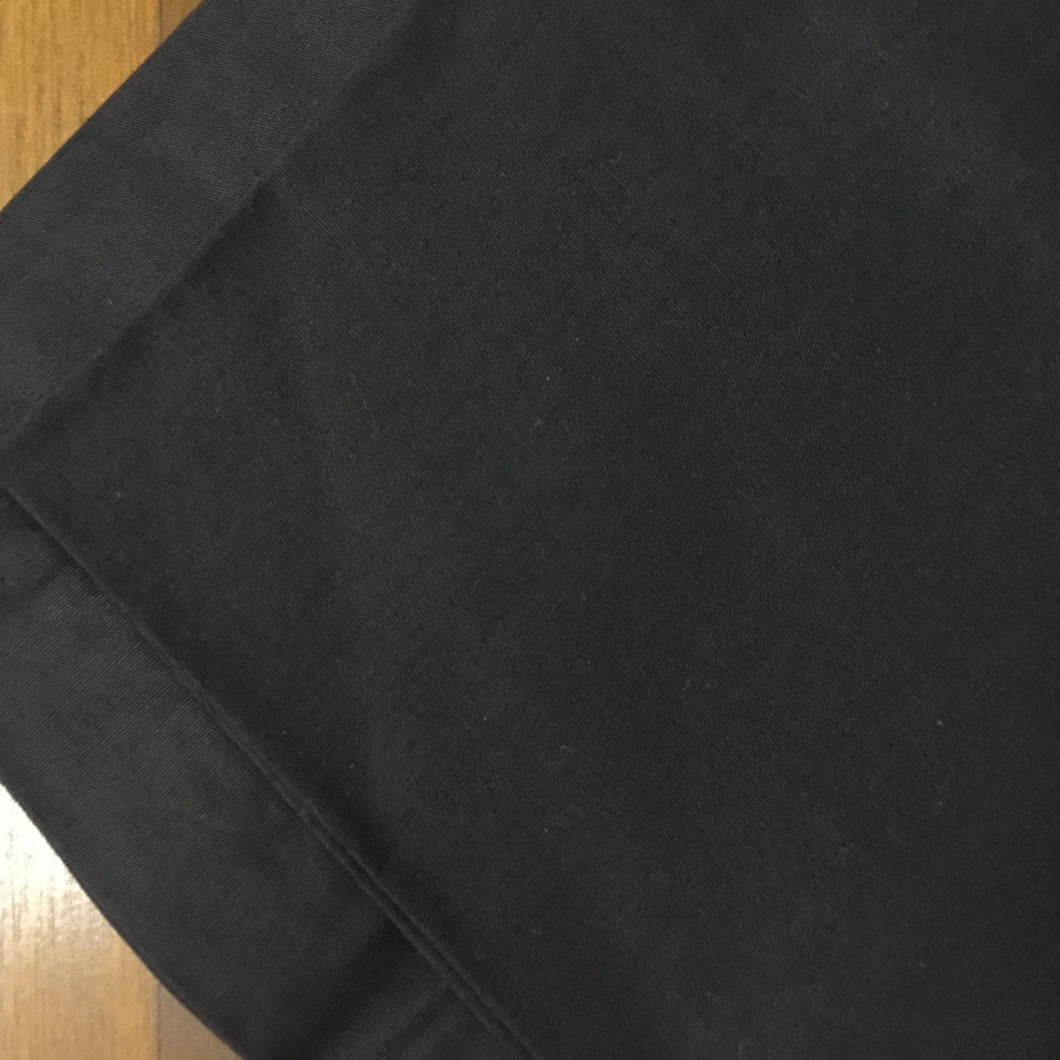 Guardanapo Em Tecido Algodão Liso Preto Mesa Da Clau-Kit