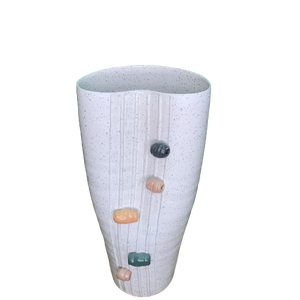 Vaso Em Cerâmica Granilite Coleção Cocoon Alto GG - Unidade