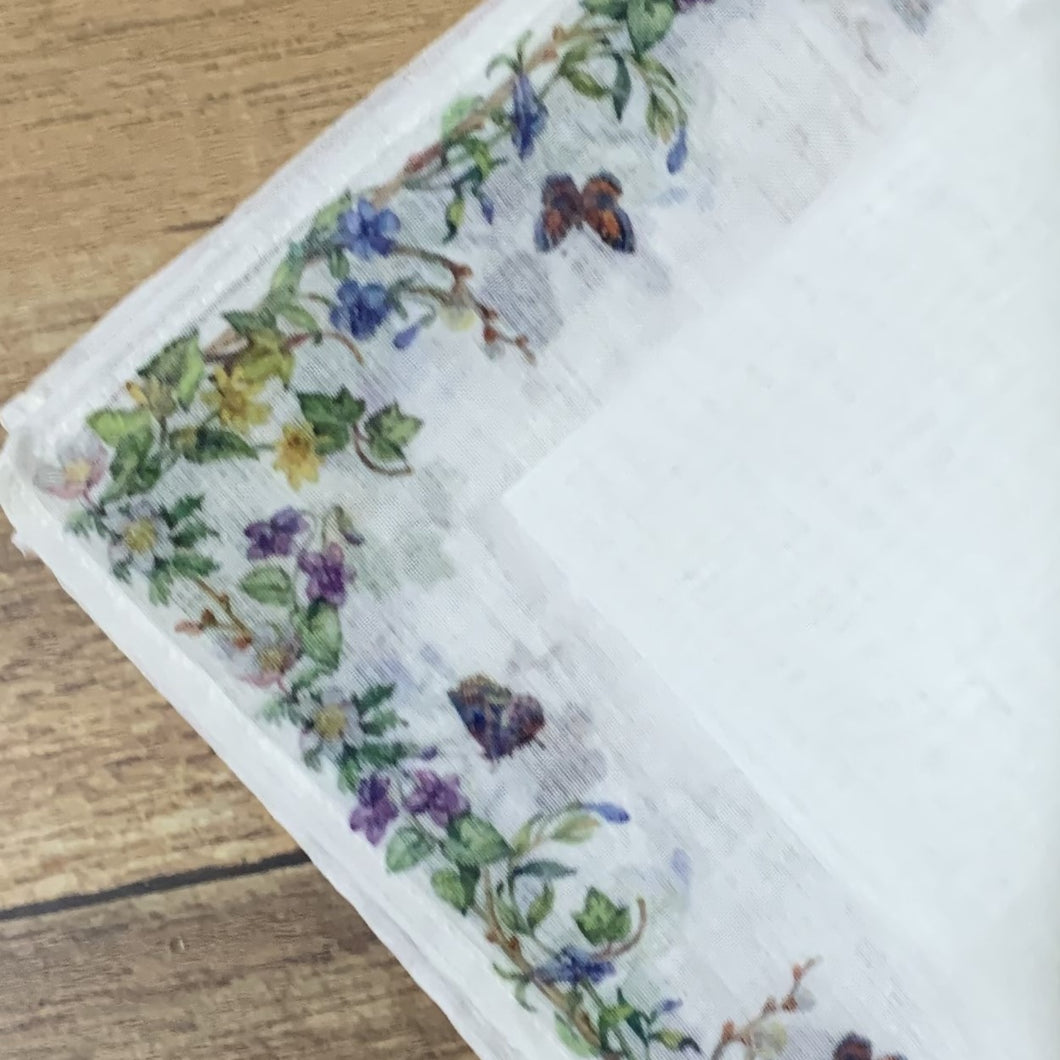 Guardanapo Em Tecido Voil Estampa Floral Mesa Da Clau-Kit