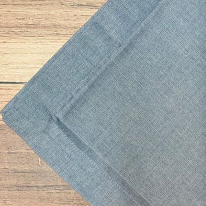 Guardanapo Em Tecido Algodão Liso Azul Mescla Mesa Da Clau-Kit