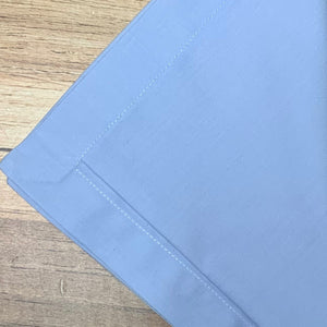Guardanapo Em Tecido Algodão Liso Azul Claro Mesa Da Clau-Kit
