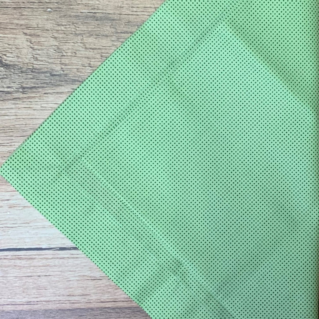 Guardanapo Em Tecido Verde Médio Micro Poá Mesa Da Clau-Kit