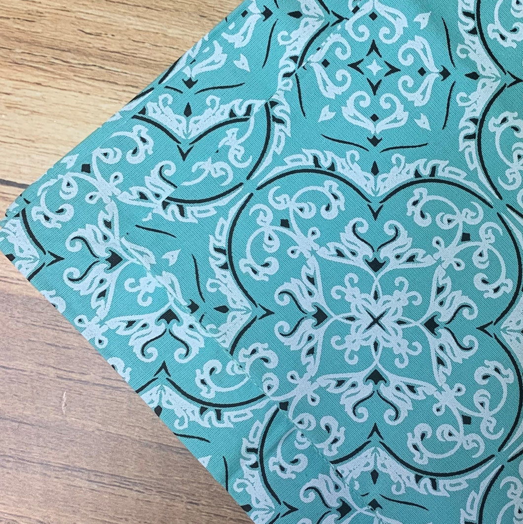 Guardanapo Em Tecido Turquesa Bandana II Mesa Da Clau-Kit