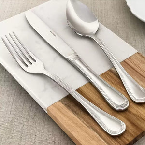 Faqueiro Em Aço Inox Sem Estojo Coleção Lace St. James - 101 Peças