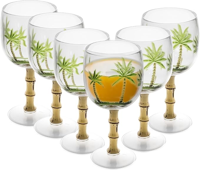 Taça Em Acrílico Palm Tree Wolff – Cx