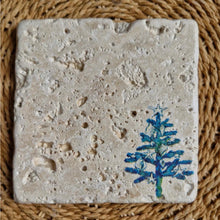Carregar imagem no visualizador da galeria, Adorno Em Pedra Natural Travertino Pinheiros - Kit
