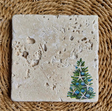 Carregar imagem no visualizador da galeria, Adorno Em Pedra Natural Travertino Pinheiros - Kit
