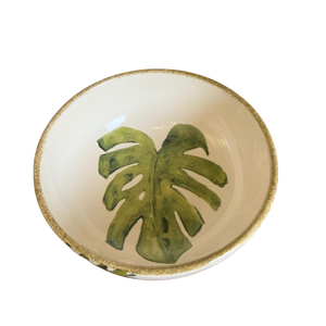 Bowl Em Cerâmica Coleção Folhas Verdes Cerâmica Luiz Salvador - Caixa