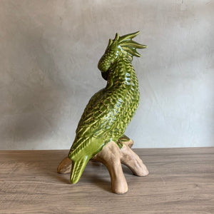 Escultura Cacatua I Em Cerâmica Luiz Salvador - Pç