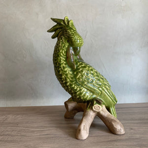 Escultura Cacatua I Em Cerâmica Luiz Salvador - Pç