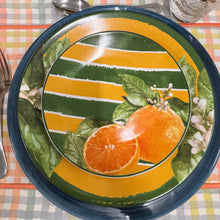 Carregar imagem no visualizador da galeria, Aparelho De Jantar Em Cerâmica Coleção Frutas Laranja Cerâmica Scalla - 30 Peças
