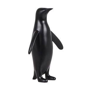 Escultura Pinguim Preto Modali Design - Unidade