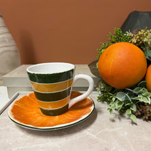 Carregar imagem no visualizador da galeria, Aparelho De Jantar Em Cerâmica Coleção Frutas Laranja Cerâmica Scalla - 30 Peças
