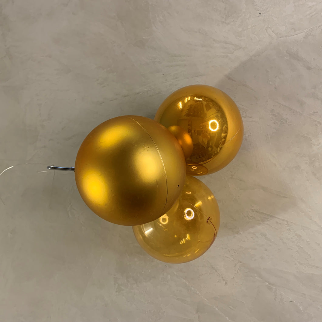 Bolas De Natal Sortida Dourado - Caixa