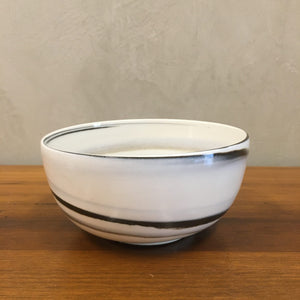 Bowl Em Cerâmica Artesanal Reto Mescla Rosa Dos Ventos – Unidade
