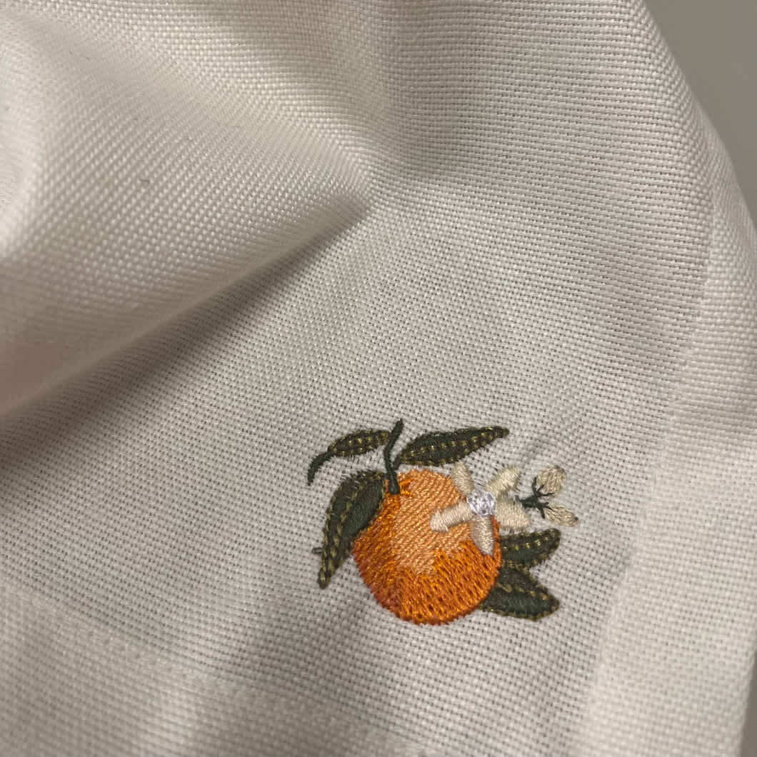 Guardanapo Em Tecido Linhão Laranja II Mameg-Kit